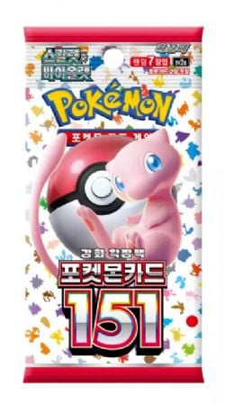 POKEMON -  POKEMON 151 - BOOSTER PACK (KOREAN) (P5/B20) -  SCARLET AND VIOLET