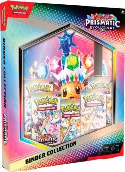 POKEMON -  PRISMATIC EVOLUTIONS - BINDER COLLECTION (ENGLISH)***LIMIT OF 1 ITEM PER CUSTOMER*** SV8.5 -  SCARLET & VIOLET