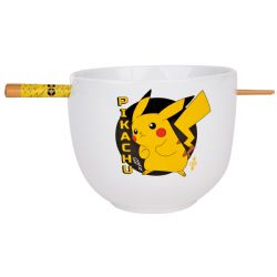 POKEMON -  RAMEN BOWL & CHOPSTICKS - PIKACHU