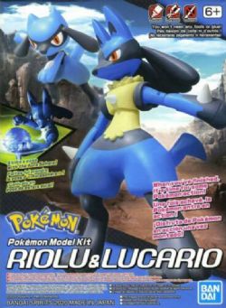 POKEMON -  RIOLU & LUCARIO -  SELECT MODEL KIT 44