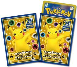 POKEMON -  STANDARD SIZE SLEEVES - 25 TH ANNIVERSARY (64) -  POKÉMON CENTER