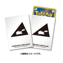 POKEMON -  STANDARD SIZE SLEEVES - PIKACHU SILHOUETTE (64) -  POKÉMON CENTER