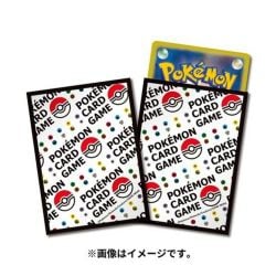 POKEMON -  STANDARD SIZE SLEEVES - POKE BALLS AND ENERGIES (64) -  POKÉMON CENTER