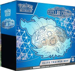 POKEMON -  STELLAR CROWN - ELITE TRAINER BOX (ENGLISH) SV7 -  SCARLET AND VIOLET