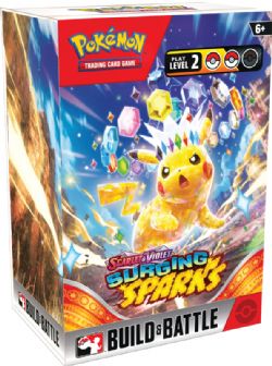 POKEMON -  SURGING SPARKS - BUILD & BATTLE BOX (ENGLISH) SV8 -  SCARLET AND VIOLET