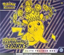 POKEMON -  SURGING SPARKS - ELITE TRAINER BOX (ENGLISH) SV8 -  SCARLET AND VIOLET