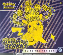 POKEMON -  SURGING SPARKS - ELITE TRAINER BOX (ENGLISH) SV8 -  SCARLET & VIOLET