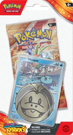 POKEMON -  SURGING SPARKS - WOOPER CHECKLANE BLISTER PACK (ENGLISH) SV8 -  SCARLET & VIOLET