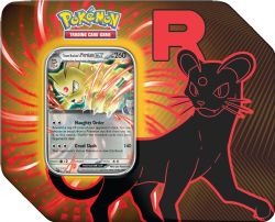 POKEMON -  TEAM ROCKET - PERSIAN EX TIN (ENGLISH) -  SCARLET & VIOLET