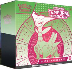 POKEMON -  TEMPORAL FORCES - IRON LEAVE ELITE TRAINER BOX  (ENGLISH) SV5 -  SCARLET AND VIOLET