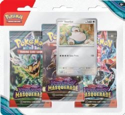 POKEMON -  TWILIGHT MASQUERADE - SNORLAX - 3 PACKS BLISTER (ENGLISH) SV6 -  SCARLET & VIOLET