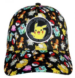 POKEMON -  YOUTH AOP TOSS HAT WITH PIKACHU PATCH