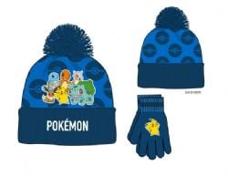 POKEMON -  YOUTH BEANIE WITH GLOVE