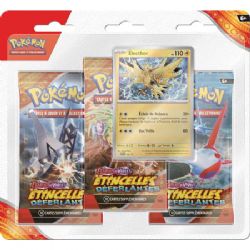 POKEMON -  ÉTINCELLES DÉFERLANTES - BLISTER DE 3 PAQUETS - ÉLECTHOR (FRENCH) SV7 -  ÉCARLATE ET VIOLET