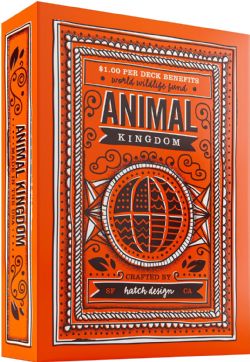 POKER SIZE PLAYING CARDS -  ANIMAL KINGDOM -  THEORY11