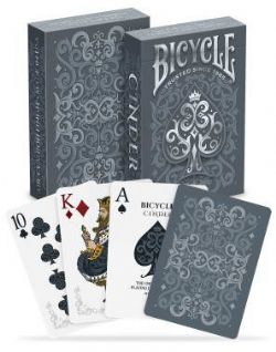 POKER SIZE PLAYING CARDS -  BICYCLE - CINDER
