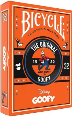 POKER SIZE PLAYING CARDS -  BICYCLE - GOOFY -  DISNEY