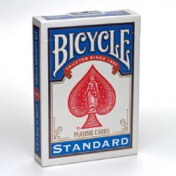POKER SIZE PLAYING CARDS -  BICYCLE - STANDARD BLUE