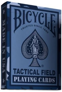 POKER SIZE PLAYING CARDS -  BICYCLE - TACTICAL FIELD NAVY