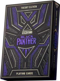 POKER SIZE PLAYING CARDS -  BLACK PANTHER -  THEORY11