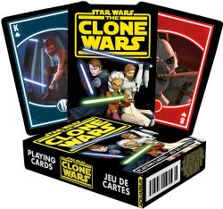 POKER SIZE PLAYING CARDS -  CLONE WARS -  STAR WARS