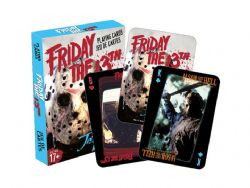POKER SIZE PLAYING CARDS -  FRIDAY THE 13TH