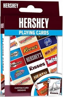 POKER SIZE PLAYING CARDS -  HERSHEY