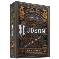 POKER SIZE PLAYING CARDS -  HUDSON (BLACK) -  THEORY11