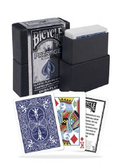 POKER SIZE PLAYING CARDS -  PRESTIGE - BLUE