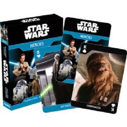 POKER SIZE PLAYING CARDS -  STAR WARS HEROES -  STAR WARS