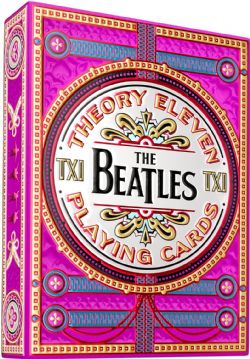 POKER SIZE PLAYING CARDS -  THE BEATLES (PINK) -  THEORY11