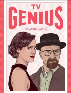 POKER SIZE PLAYING CARDS -  TV GENIUS - STANDARD