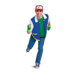 POKÉMON -  ASH KETCHUM COSTUME (ADULT)