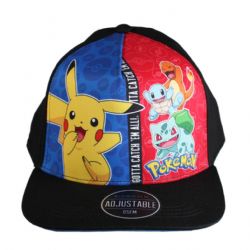 POKÉMON -  GEN 1 STARTERS FLAT ADJUSTABLE SNAPBACK