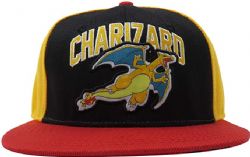 POKÉMON -  ORANGE, RED AND BLACK CHARIZARD SNAPBACK