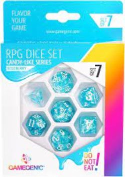 POLY RPG DICE SET -  BLUEBERRY -  CANDY-LIKE SERIES