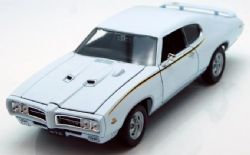 PONTIAC -  1969 GTO 1/24 - WHITE -  NEX MODELS