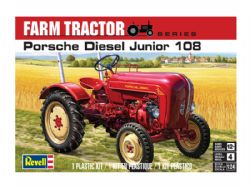 PORSCHE -  FARM TRACTOR DIESEL JUNIOR 108 1/24 (LEVEL 4) -  REVELL