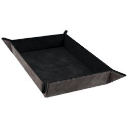 PORTABLE DICE TRAY -  JET BLACK