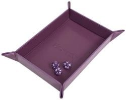 PORTABLE DICE TRAY -  VIVID MAGNETIC TRAY - MIDNIGHT PLUM
