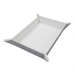 PORTABLE DICE TRAY -  VIVID MAGNETIC TRAY - WHITE