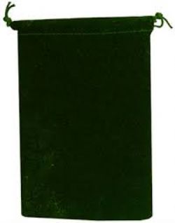 POUCH -  BIG GREEN CLOTH BAG