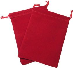 POUCH -  BIG RED CLOTH BAG