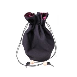 POUCH -  DOUBLE LAYER DICE POUCH WITH BELT LOOP (MULTIPLE COLORS)