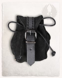 POUCHES -  FRIEDHELM LEATHER POUCH (BLACK)