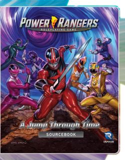 POWER RANGERS -  A JUMP THROUGH TIME SOURCEBOOK (ENGLISH) -  ROLEPLAYING GAME