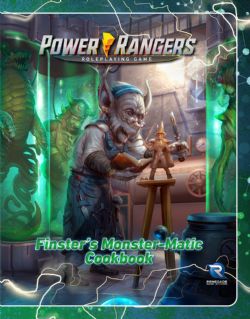 POWER RANGERS -  FINSTER'S MONSTER-MATIC COOKBOOK (ENGLISH) -  ROLEPLAYING GAME