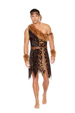 PREHISTORY -  CAVEMAN COSTUME (ADULT)