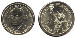 PRESIDENTIAL DOLLARS -  GEORGE WASHINGTON (1789-1797) 