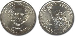 PRESIDENTIAL DOLLARS -  MARTIN VAN BUREN (1837-1841) 